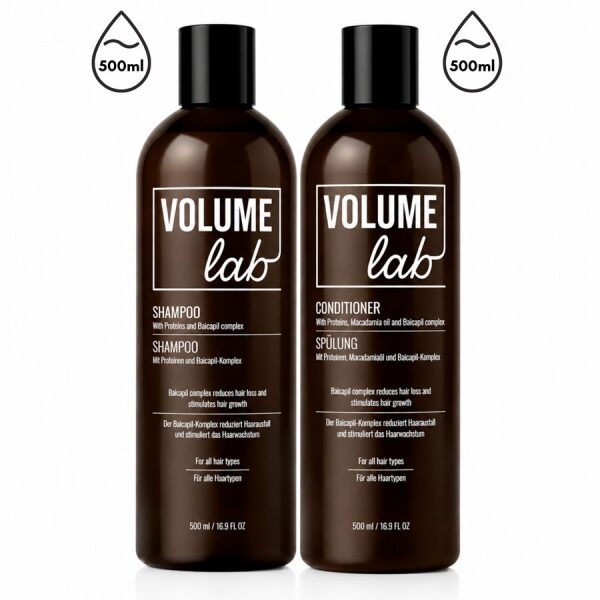 Volume Lab Shampooing 500ml et Après-shampooing 500ml Volume Lab Shampooing 500ml et Après-shampooing 500ml